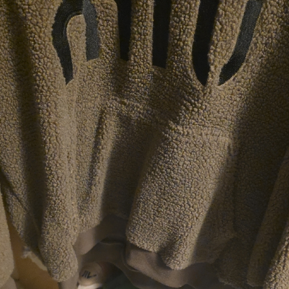 Taupe Sherpa Pullover - Picture 3 of 6